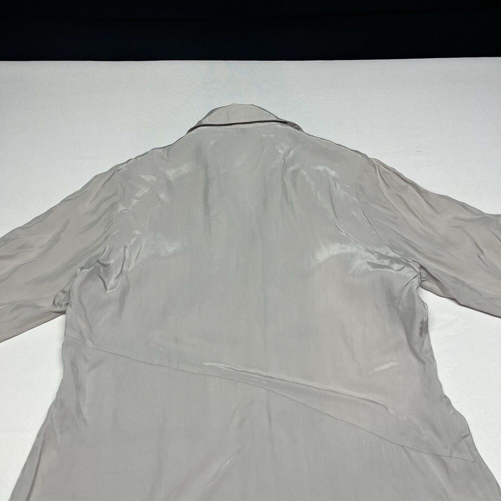 Stella Carakasi Button Tunic Dress Natural Lux Silk Like - Picture 9 of 9